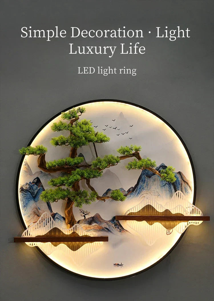 Dlight Decor Round 3D LED Wall Art Light