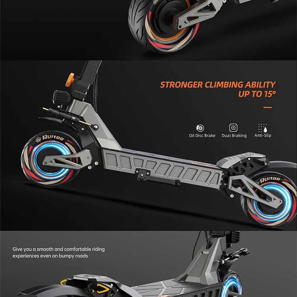 eBike Boys M6Max Dual Motor Scooter - 5600W, 60V, Fast Charging