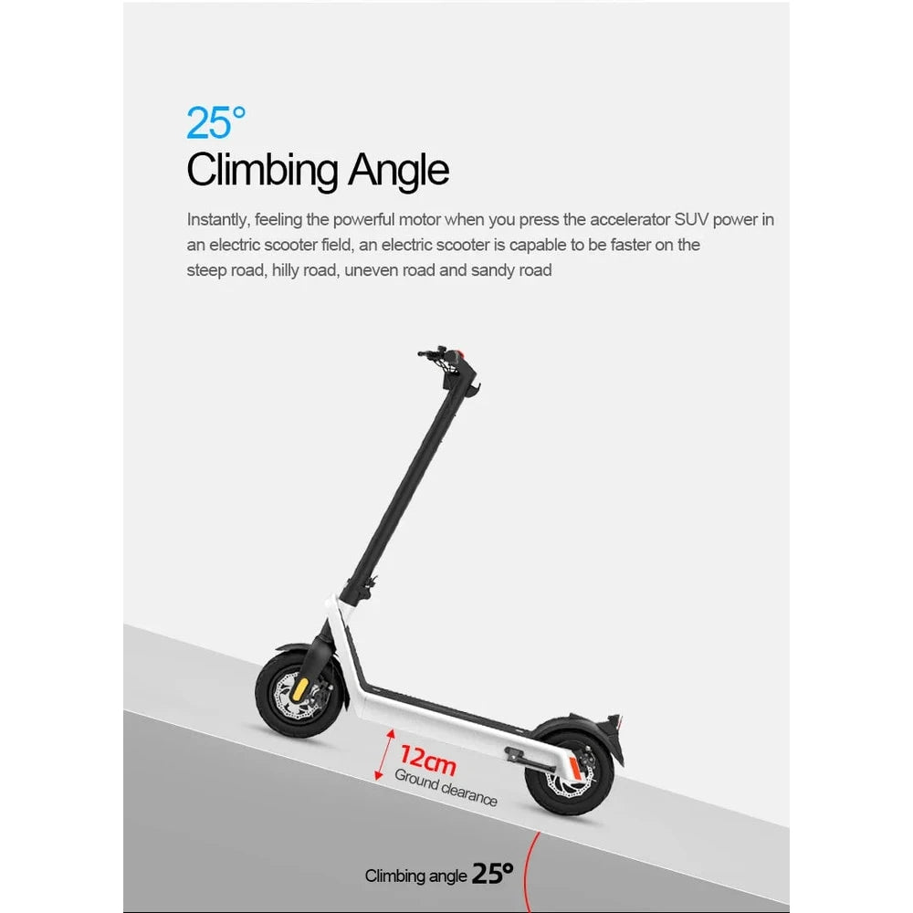 HX X9 PLUS Electric Scooter - Foldable, 60-80km Range, Unisex