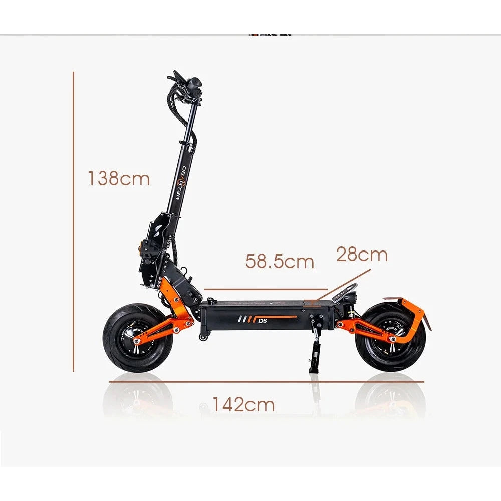 Obarter D5 Electric Scooter - 5000W, 70km/h Max Speed, Removable Battery
