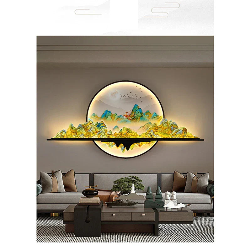Dlight Decor Artistic Landscape Wall Glow Lamp