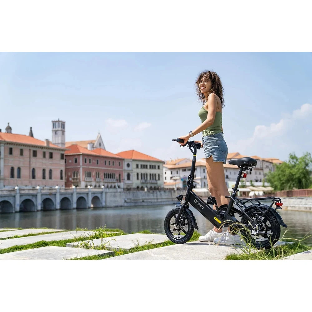 eBike Boys DYU-C3 Folding Electric Bike - Compact Aluminum Design
