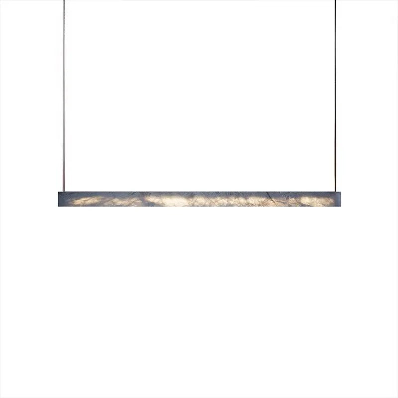 High-End Imitated Marble LED Chandelier - Luxury Art Decor Lighting for Dining Rooms, Exhibition Spaces, and Beyond
