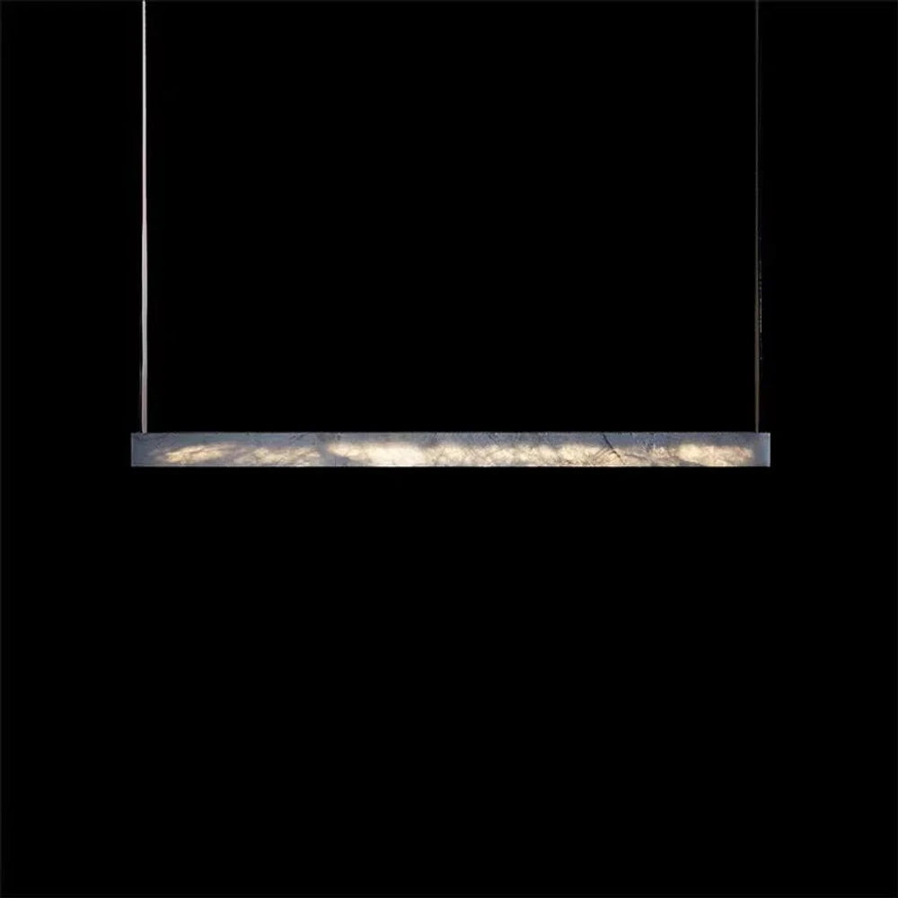 High-End Imitated Marble LED Chandelier - Luxury Art Decor Lighting for Dining Rooms, Exhibition Spaces, and Beyond