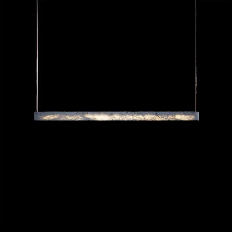 High-End Imitated Marble LED Chandelier - Luxury Art Decor Lighting for Dining Rooms, Exhibition Spaces, and Beyond