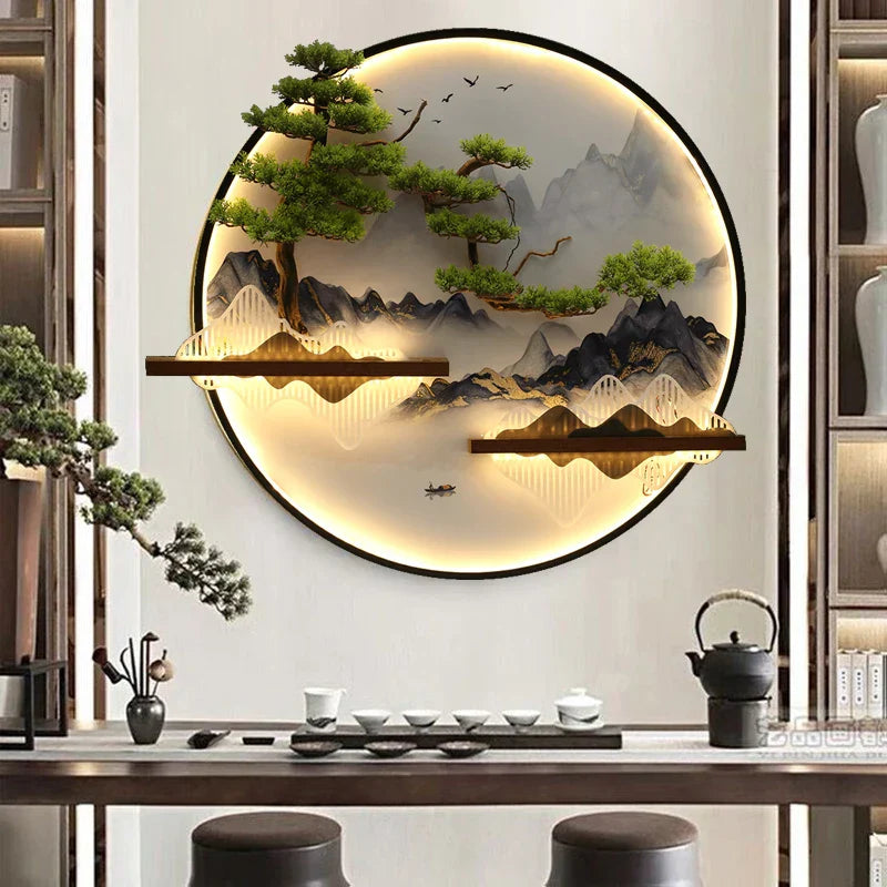 Dlight Decor Round 3D LED Wall Art Light