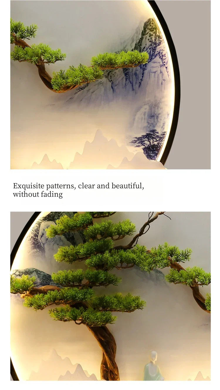 Dlight Decor Round 3D LED Wall Art Light