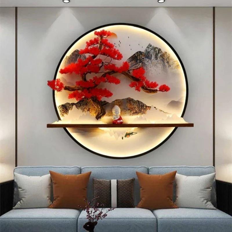 Dlight Decor Round 3D LED Wall Art Light