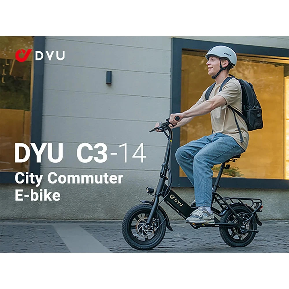eBike Boys DYU-C3 Folding Electric Bike - Compact Aluminum Design