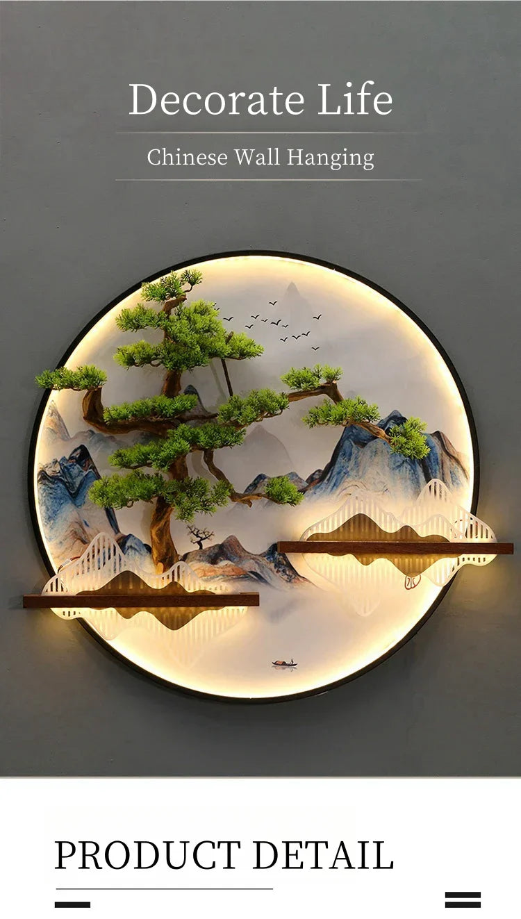 Dlight Decor Round 3D LED Wall Art Light