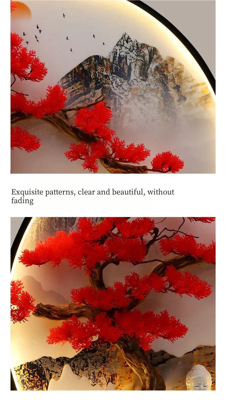 Dlight Decor Round 3D LED Wall Art Light