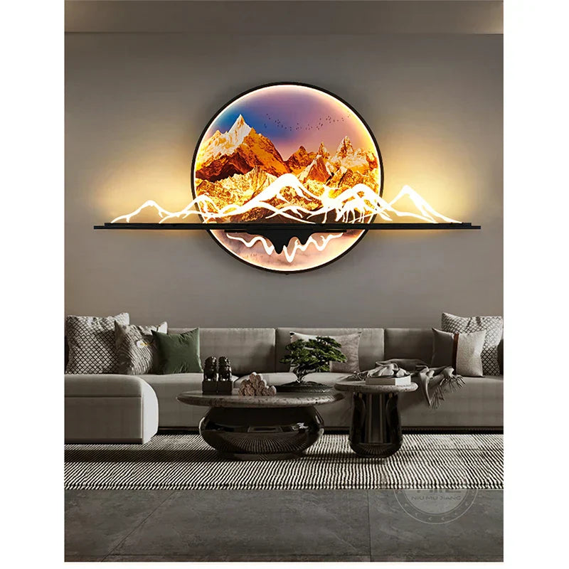 Dlight Decor Artistic Landscape Wall Glow Lamp