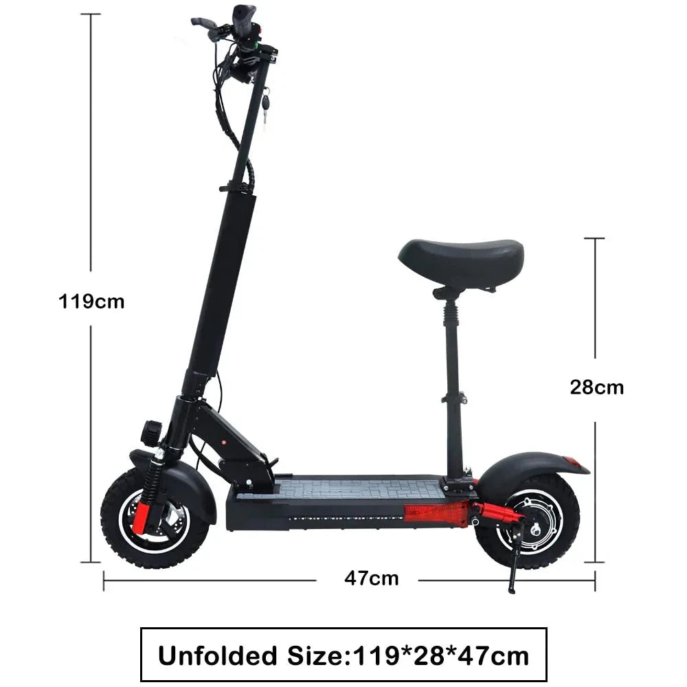 eBike Boys 48V Foldable Electric Scooter - 800W Max Speed 45km/h