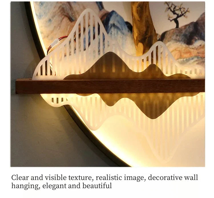 Dlight Decor Round 3D LED Wall Art Light