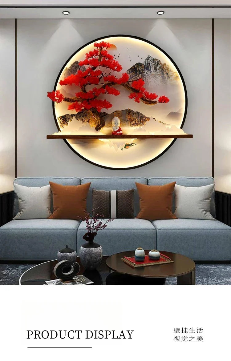 Dlight Decor Round 3D LED Wall Art Light