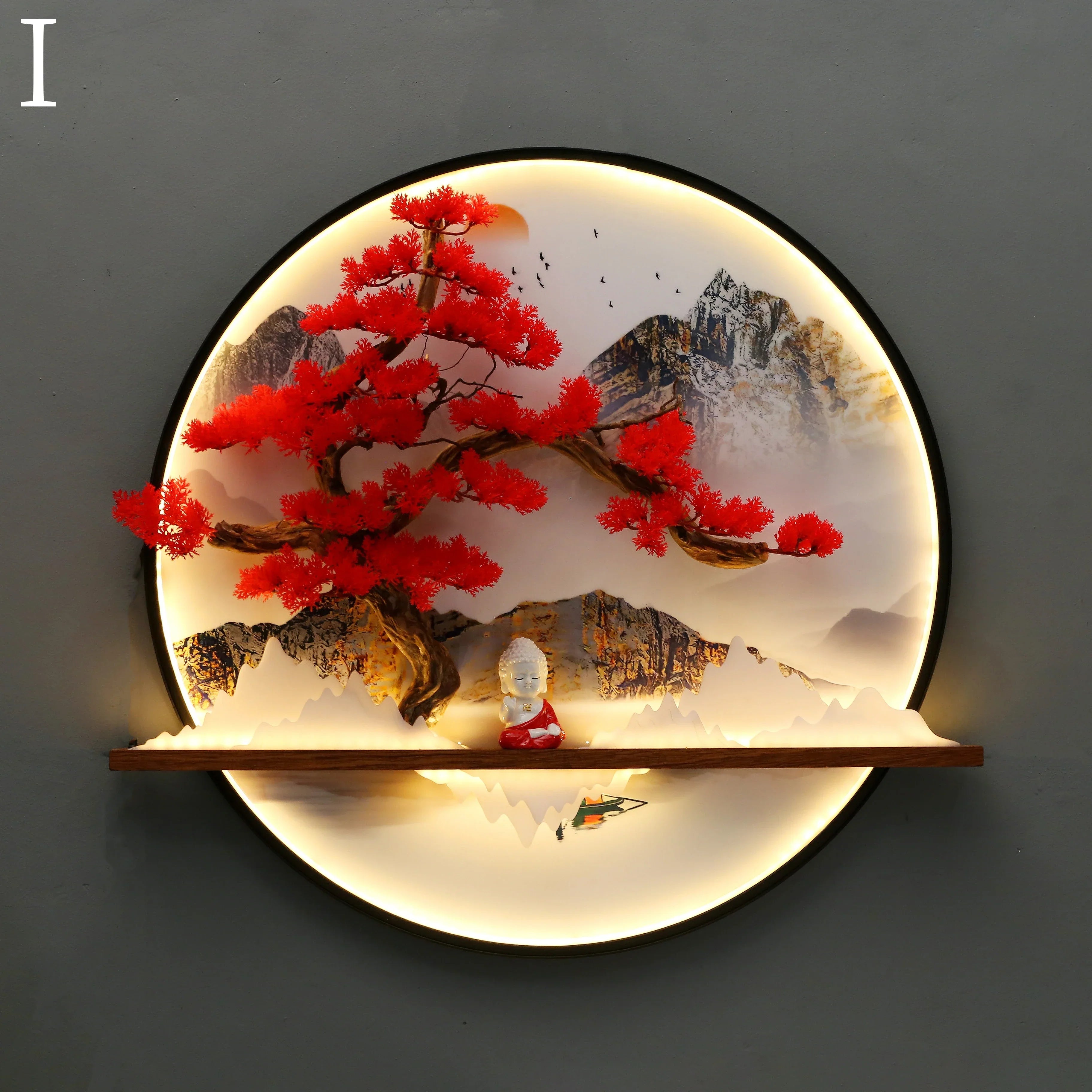 Dlight Decor Round 3D LED Wall Art Light