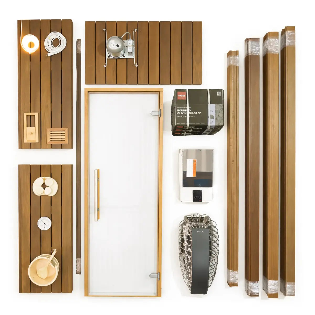 Custom Indoor Sauna Room - 7' x 10' x 8' - Finnish Sauna Builders