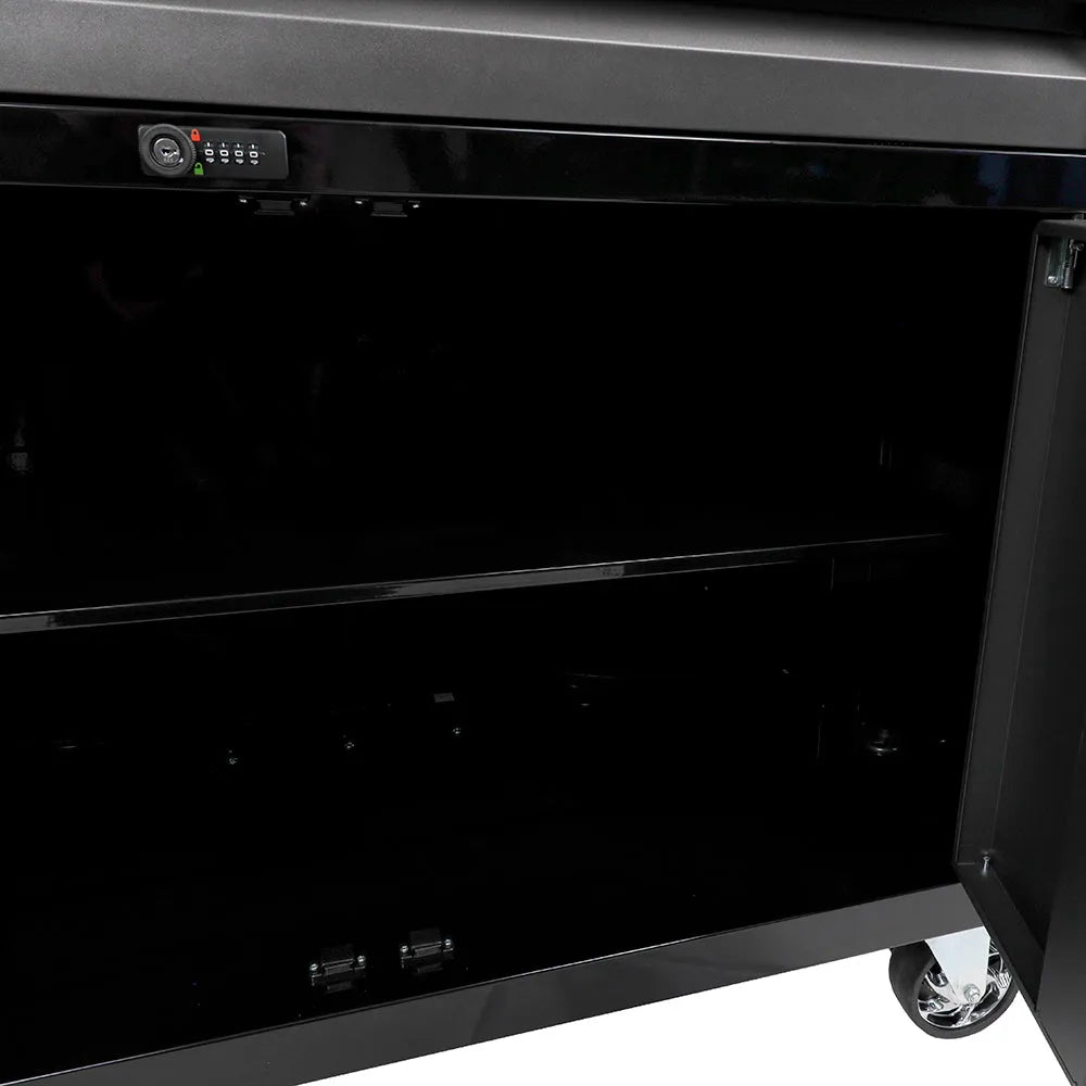 Tech Series | 45” Mobile Workbench with Storage and Power | Black