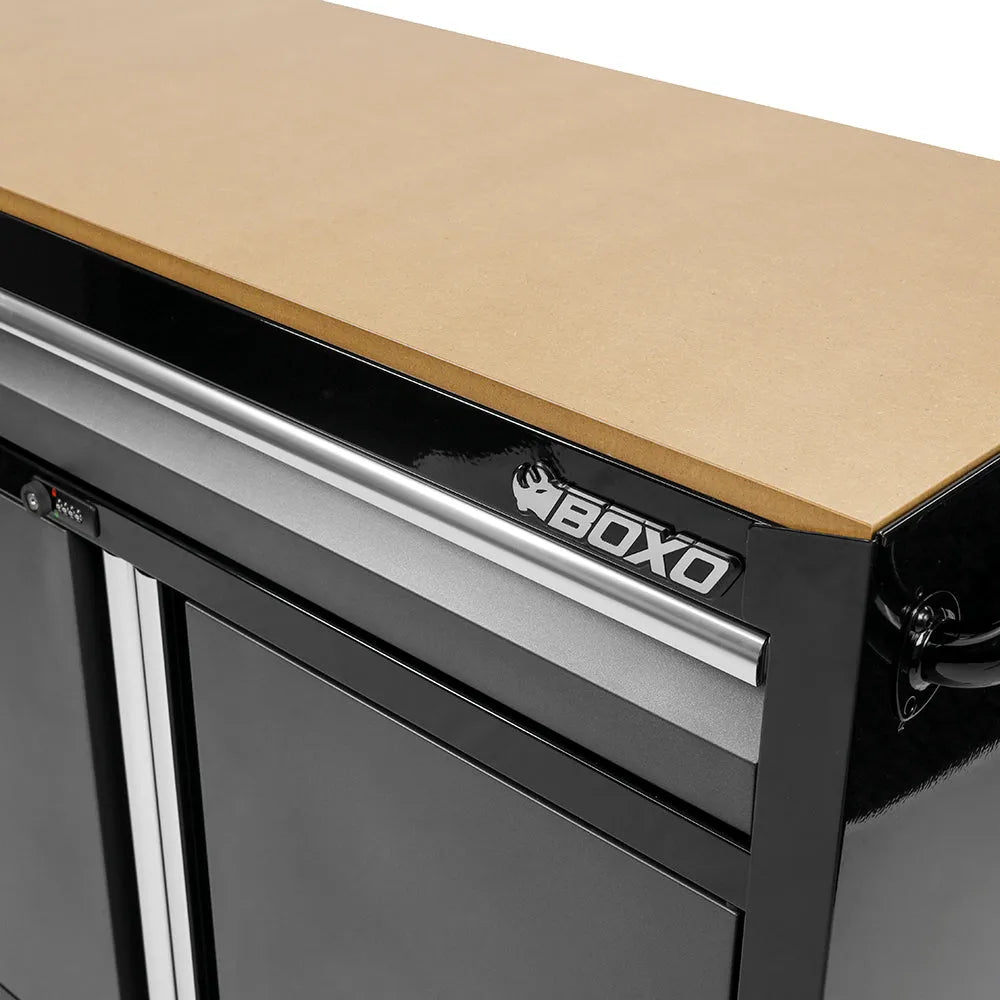 Tech Series | 45” Mobile Workbench with Storage and Power | Black