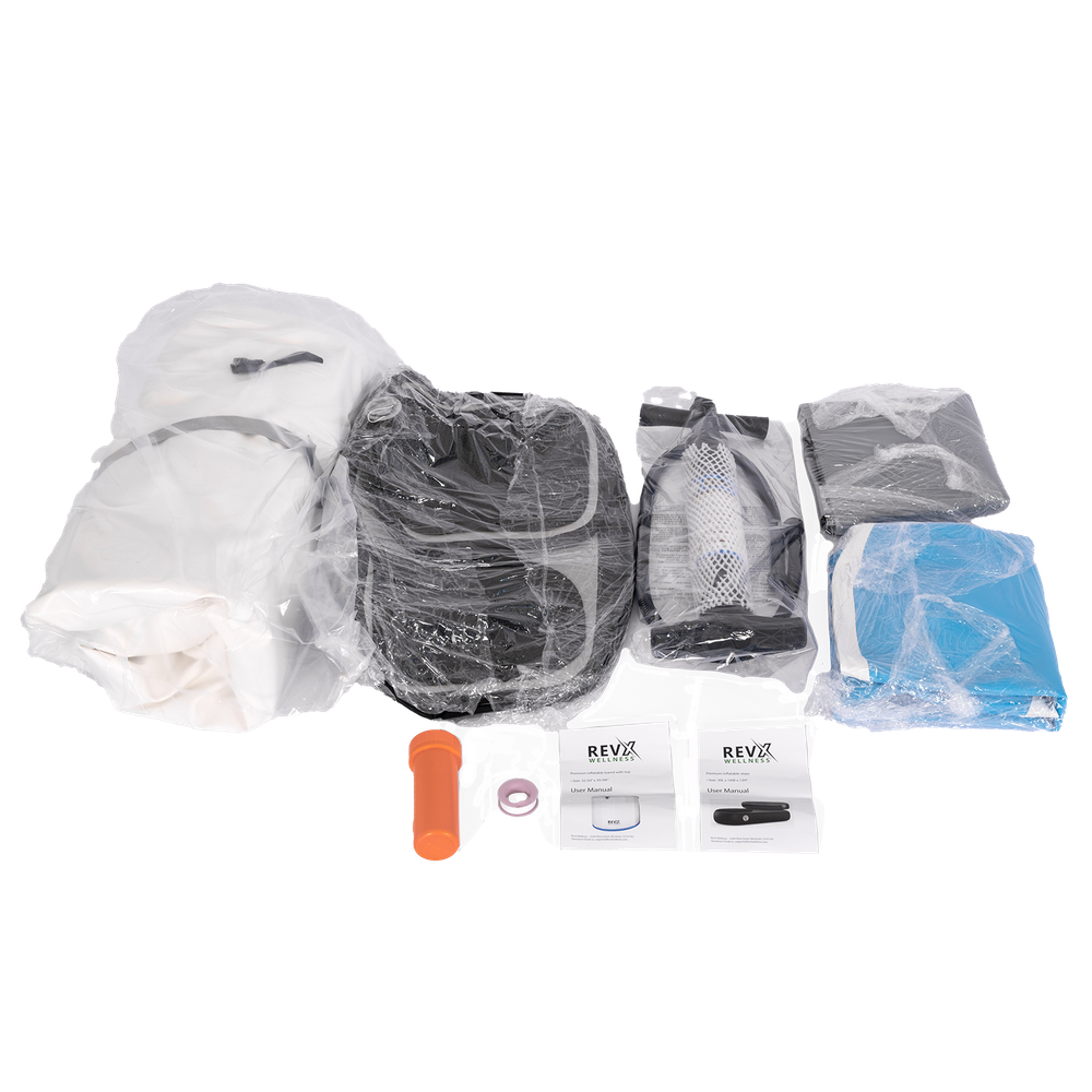 RevX Inflatable Barrel with Inflatable Steps