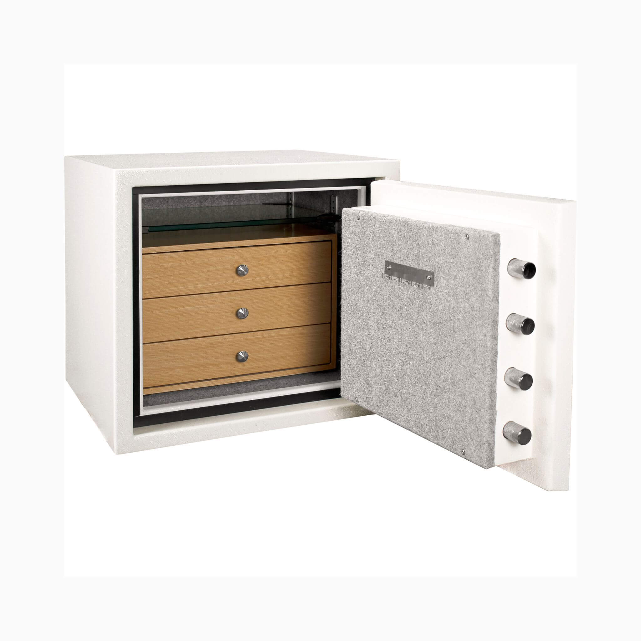 Barska 1.91 CF White Fireproof Jewelry Safe With Digital Keypad Lock