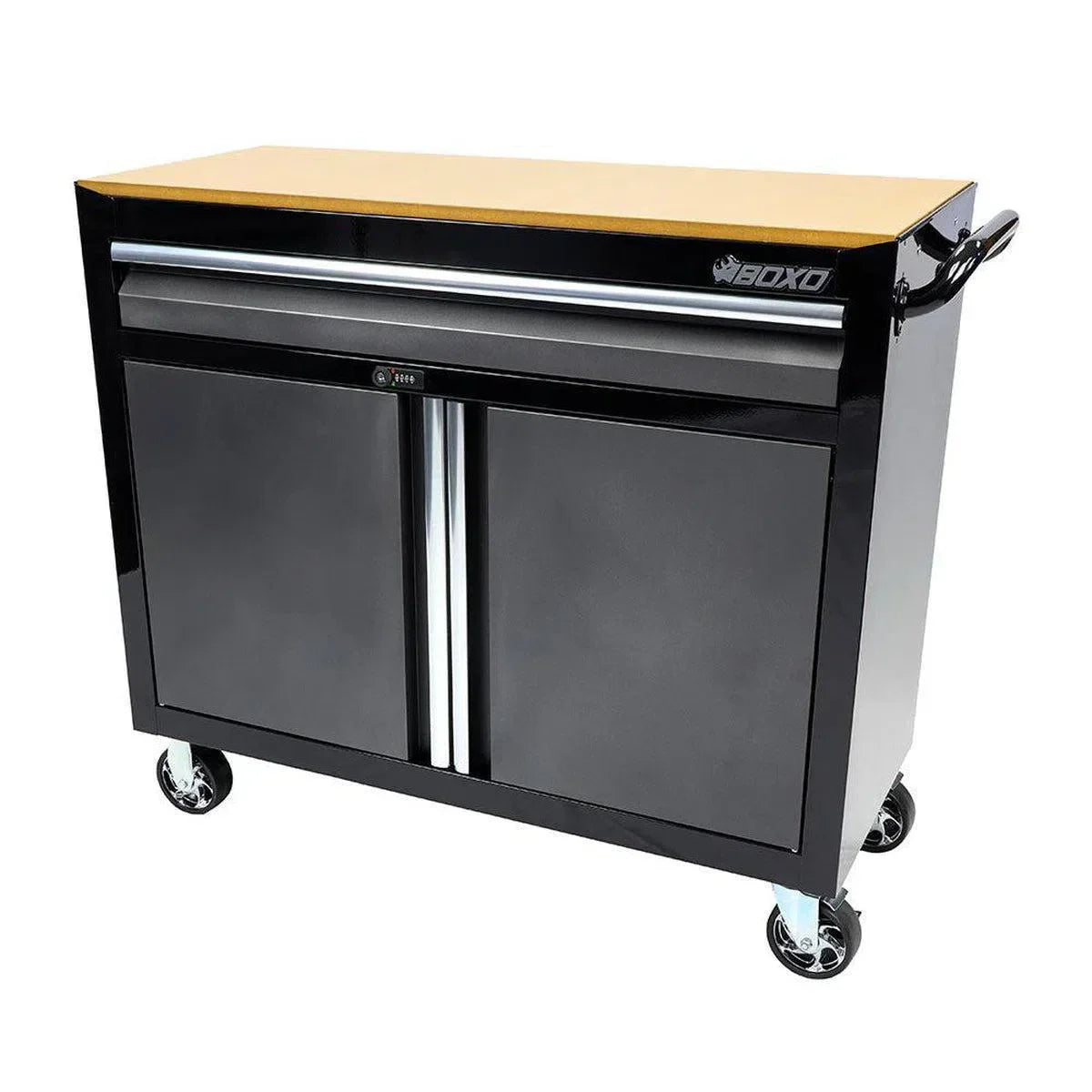 Tech Series | 45” Mobile Workbench with Storage and Power | Black