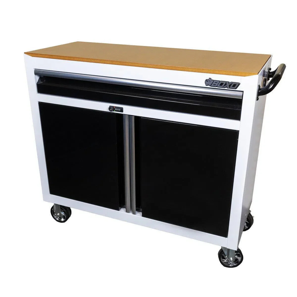 Tech Series | 45" Mobile Workbench with Storage and Power | White