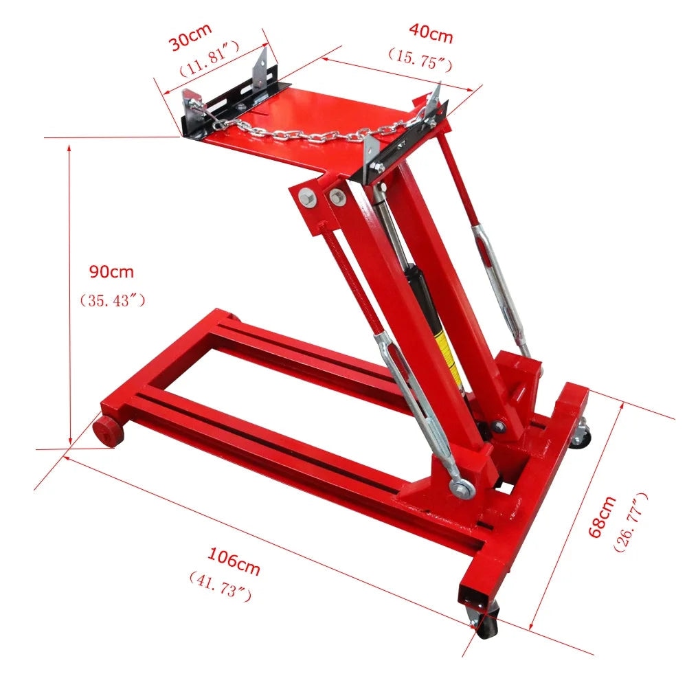 2T Hydraulic Low Lift Floor Transmission Jack Hydraulic Jack Tire Lift Heavy Duty for Auto Car Truck