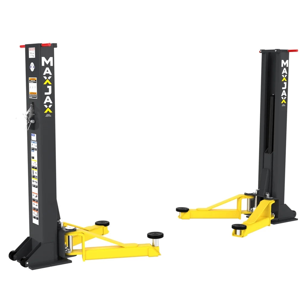 Portability Low Profile Arms Two Post Portable Car Garage Lift