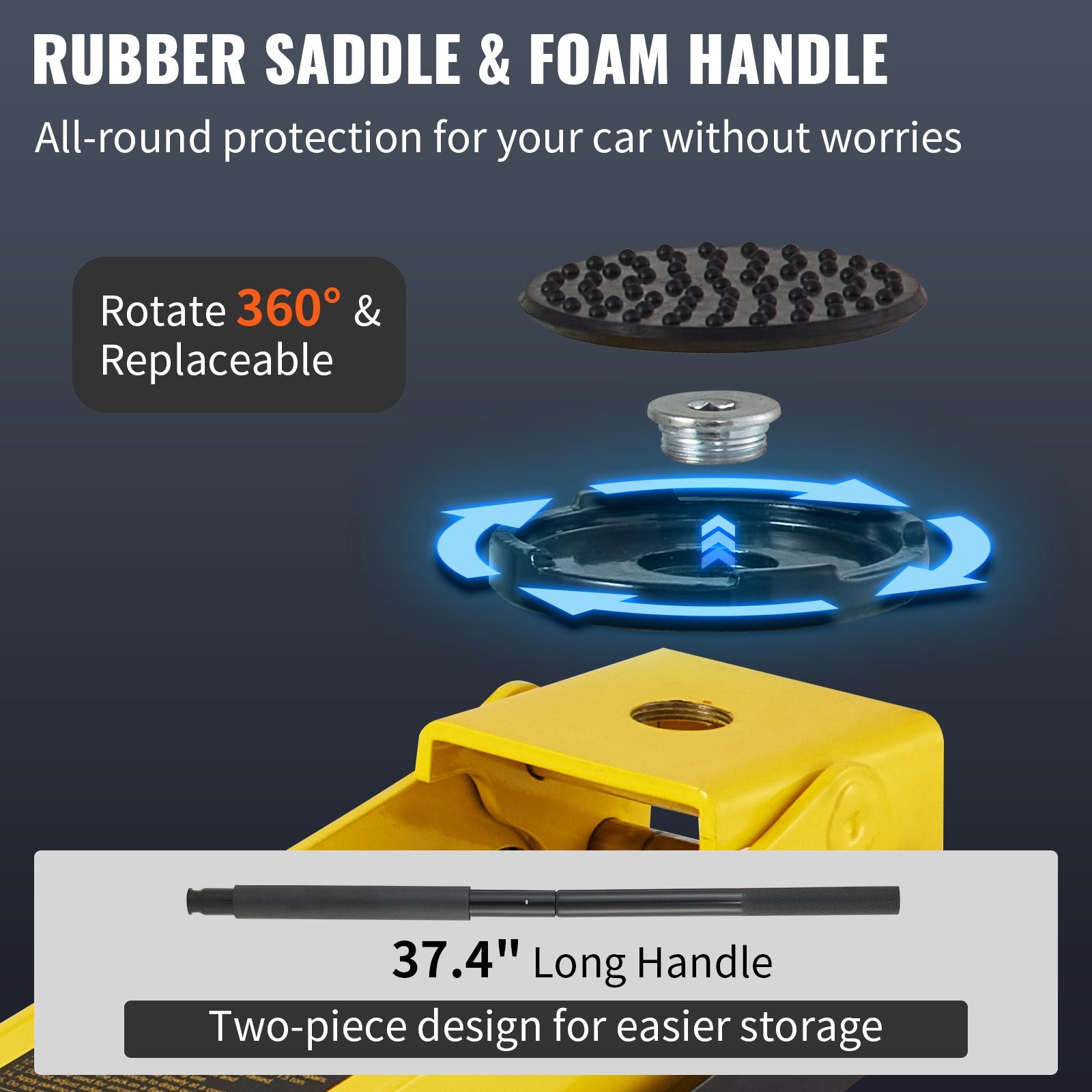 1.5 Ton Low Profile Aluminum Steel Racing Floor Jack Dual Lift Car