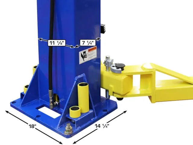 Atlas 9KOHX Overhead Adjustable Height Two Post Lift