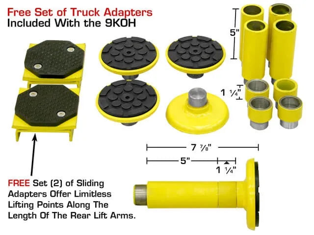 Atlas 9KOHX Overhead Adjustable Height Two Post Lift