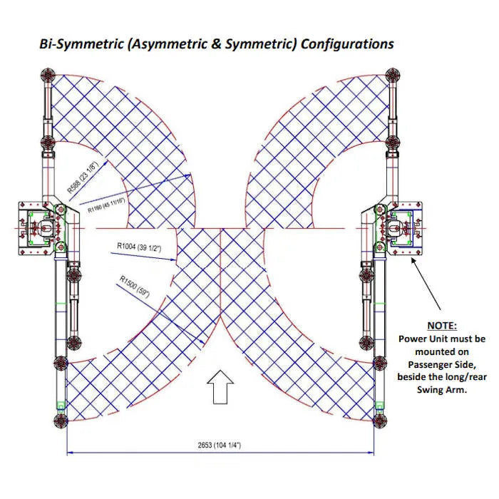 iDEAL TP10KAC-DX Bi-Symmetric Two Post Auto Lift