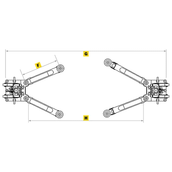 MaxJax M7K Portable Two Post Lift Standard Package