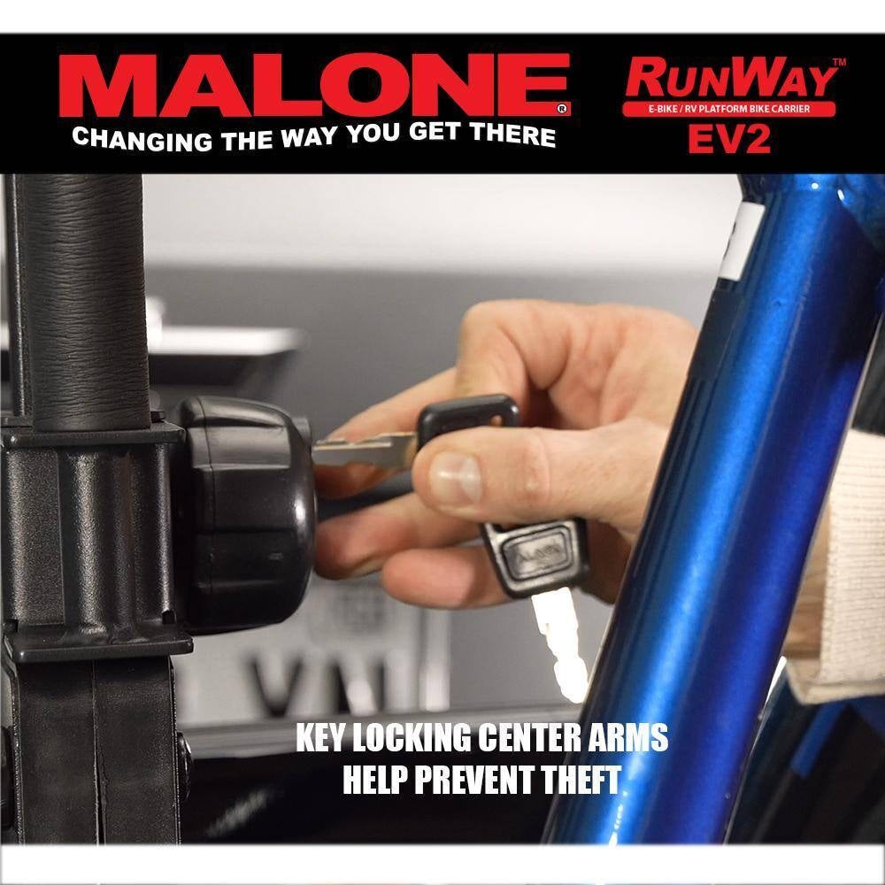 Runway Hitch Bike Rack Ev2-E-Bike/Rv 2-Bike Rack