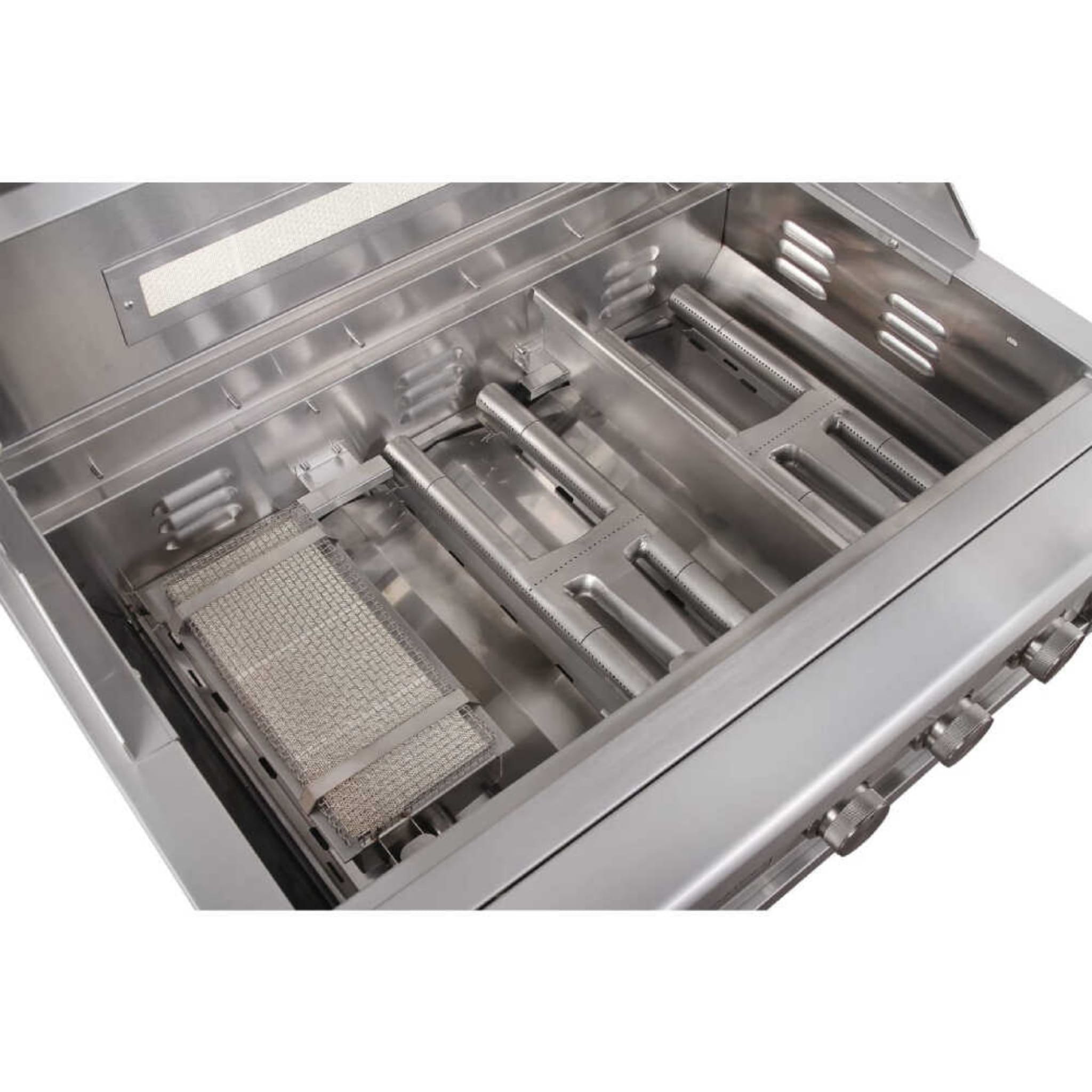 Edgestar 89K BTU 36-Inch Liquid Propane Freestanding LED Lighting Grill Cart With Rotisserie