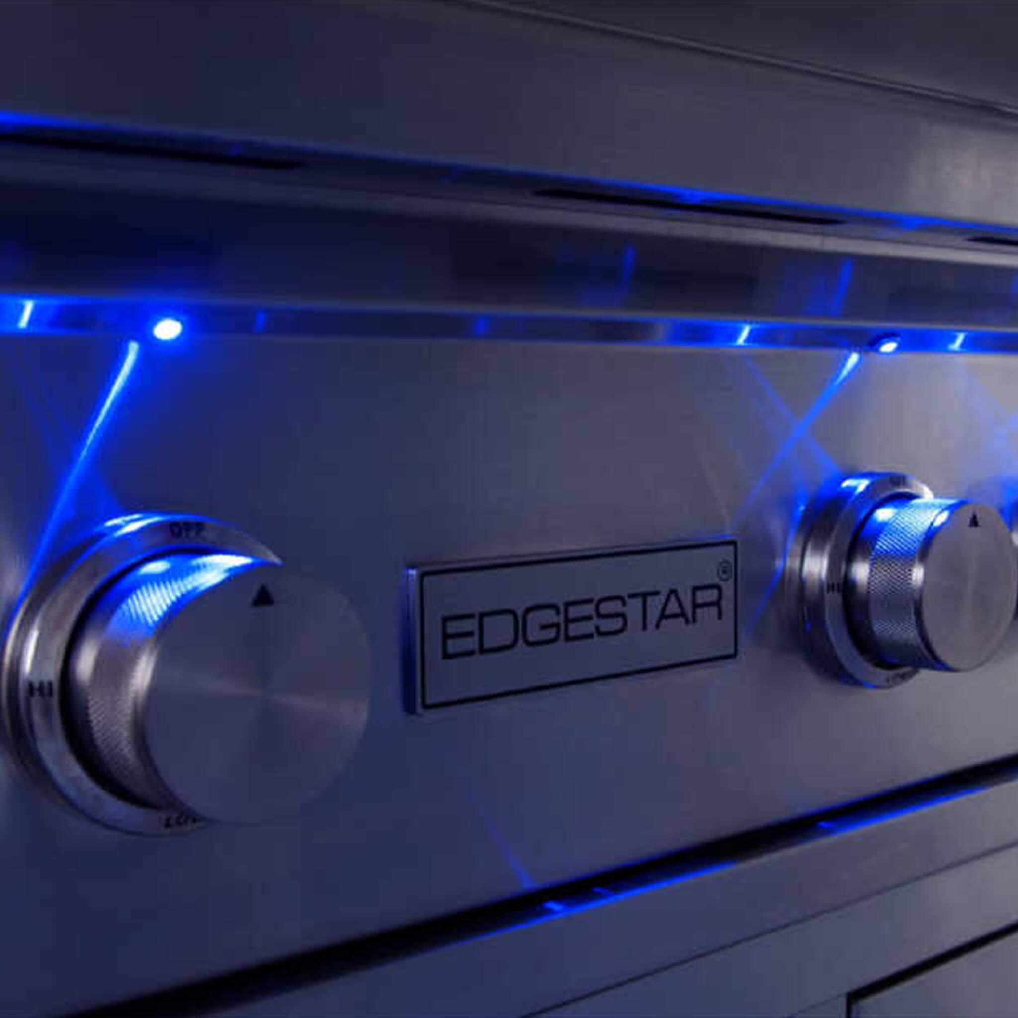 Edgestar 89K BTU Built-In Grill With Rotisserie And LED Lighting, 42"