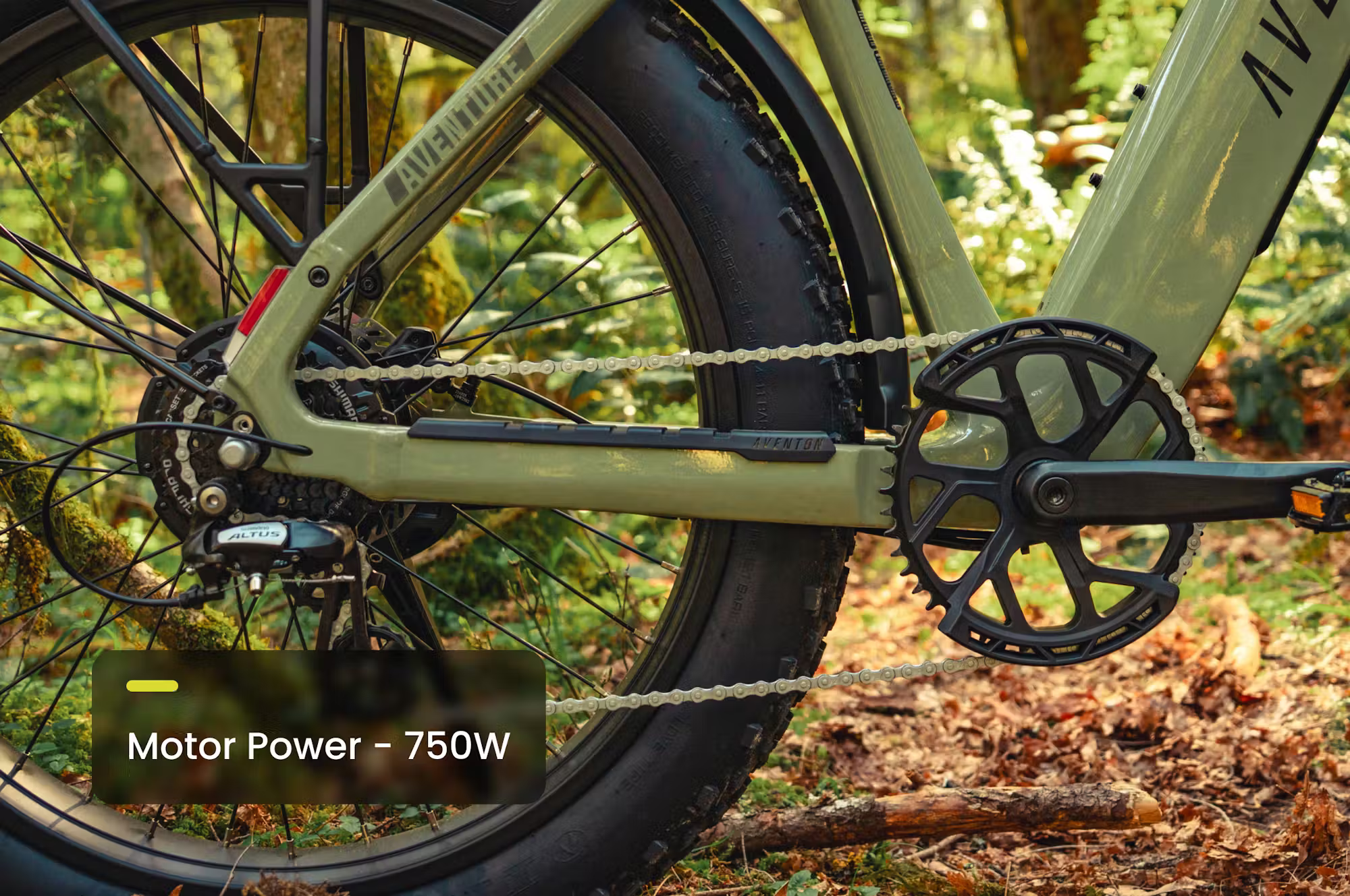 Aventon Aventure.3 E-Bike Step-Over