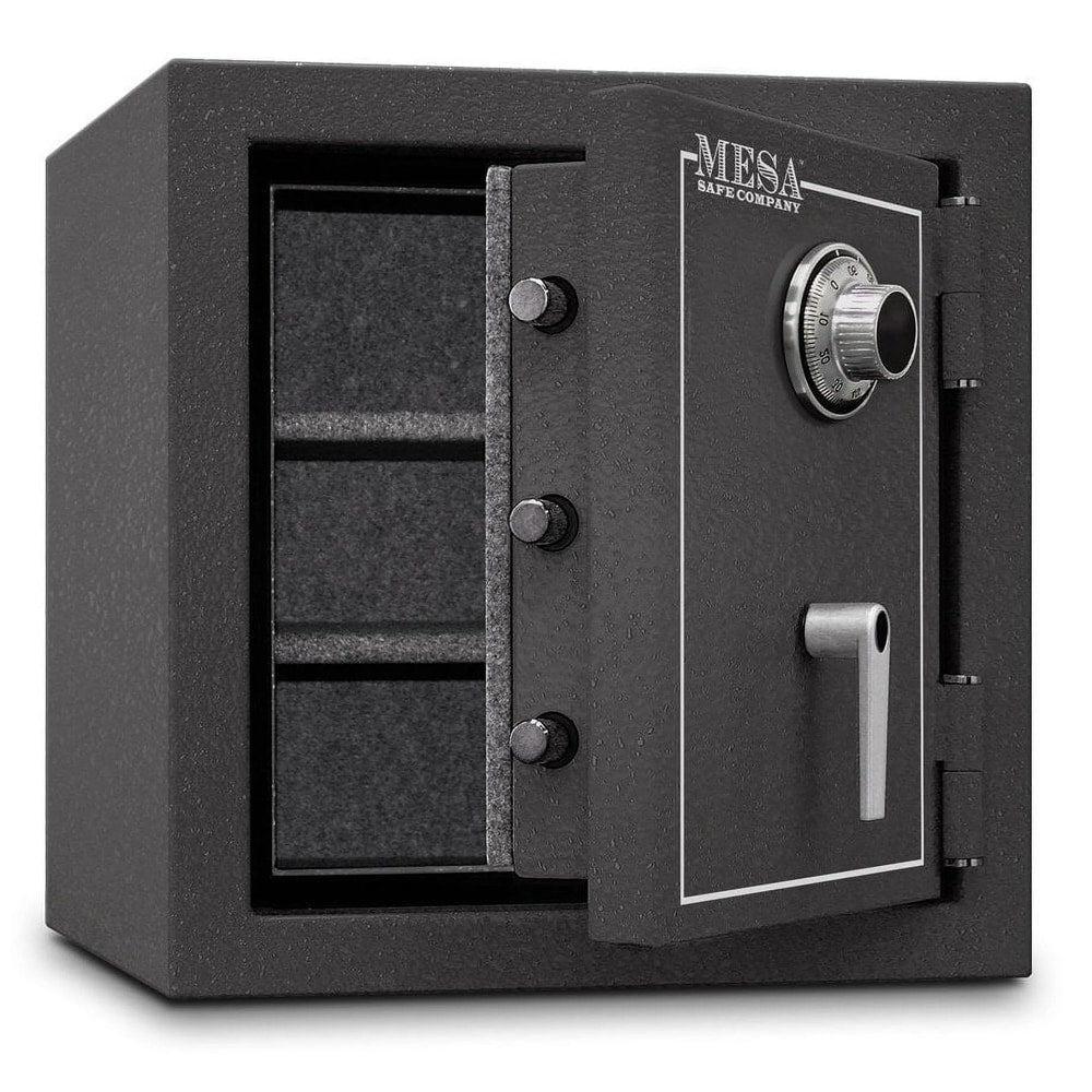 Mesa Safe MBF2020C Fire Resistant Security Safe with Mechanical Lock, Hammered Grey
