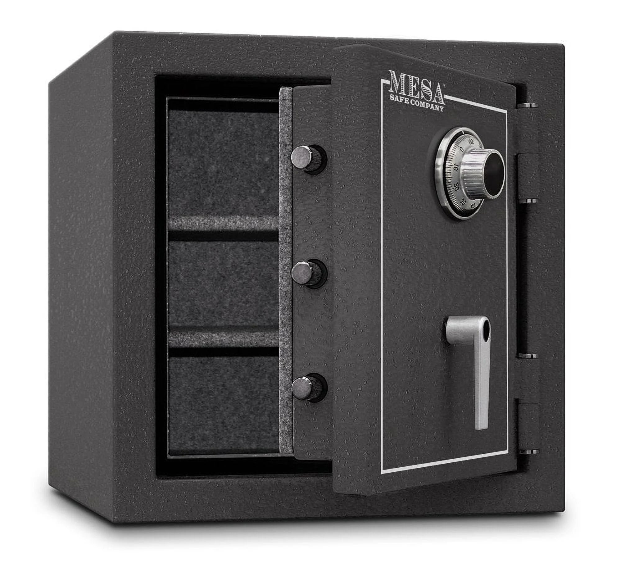 Mesa Safe MBF2020C Fire Resistant Security Safe with Mechanical Lock, Hammered Grey