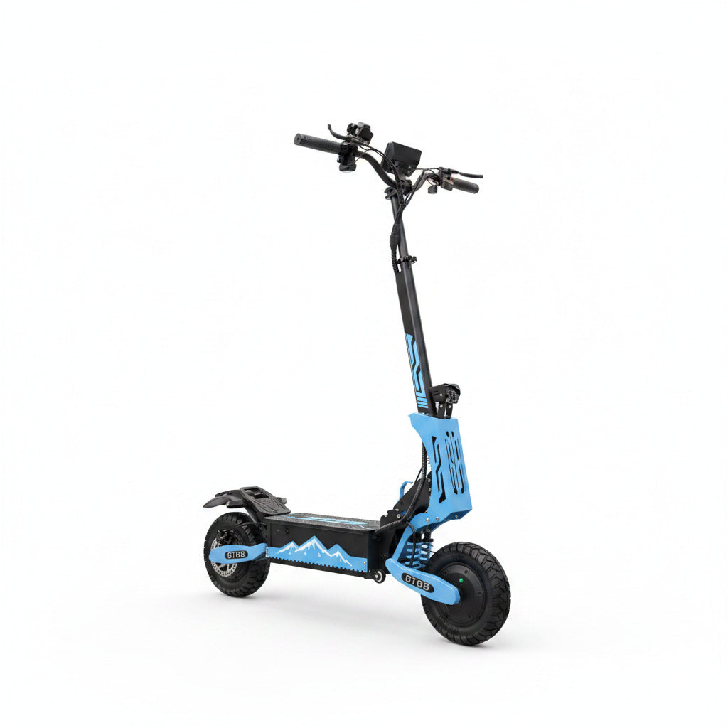 GT08 Electric Scooter for Adults,5600W Dual Motor Off-Road E-Scooter, 50 MPH Top Speed & 46 Miles Long Range, 11" Fat Tires Foldable Motorized Scooter, 60V 27AH UL2272