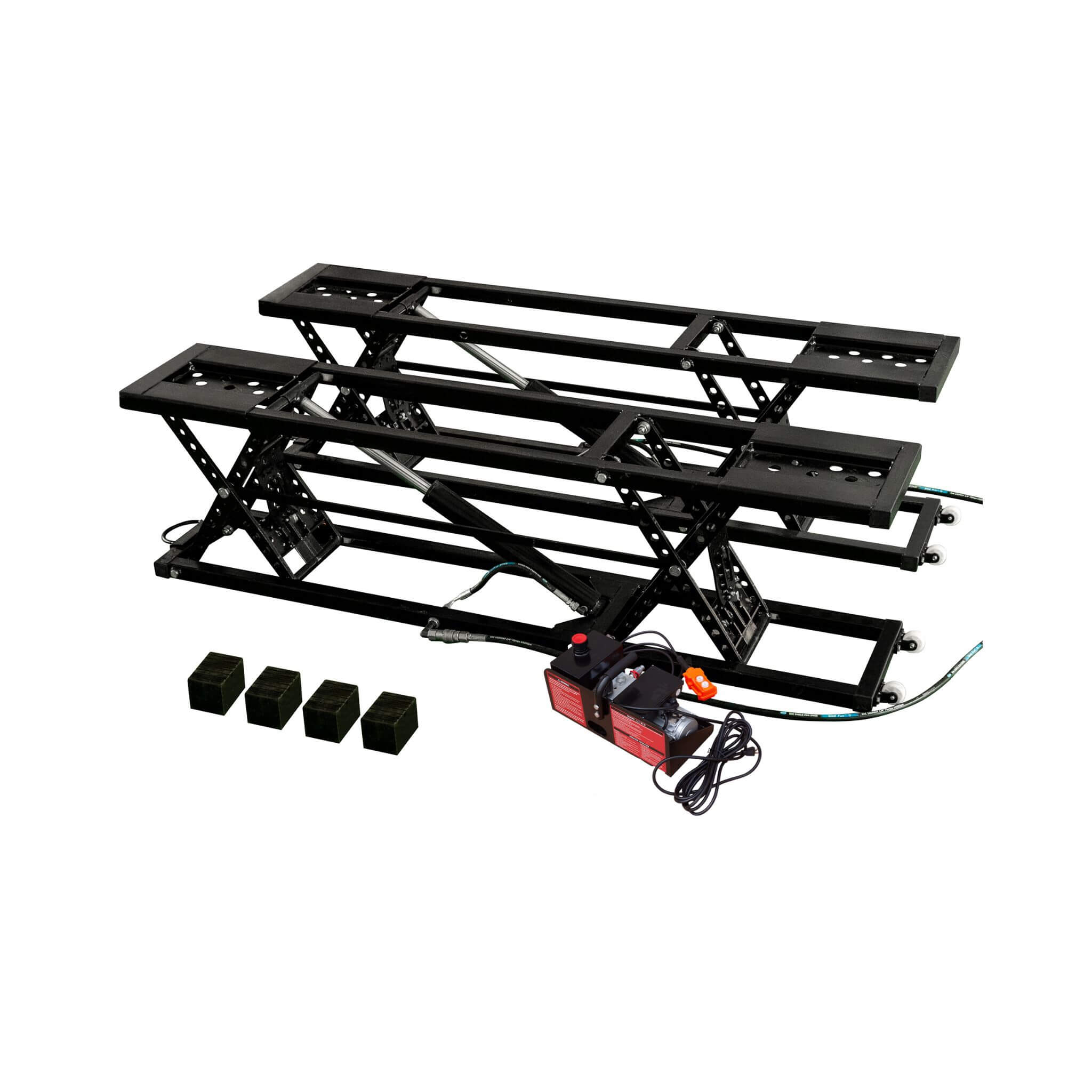 Heavy-Duty Portable 7000 LBS Car Lift Jack With Locking Levels