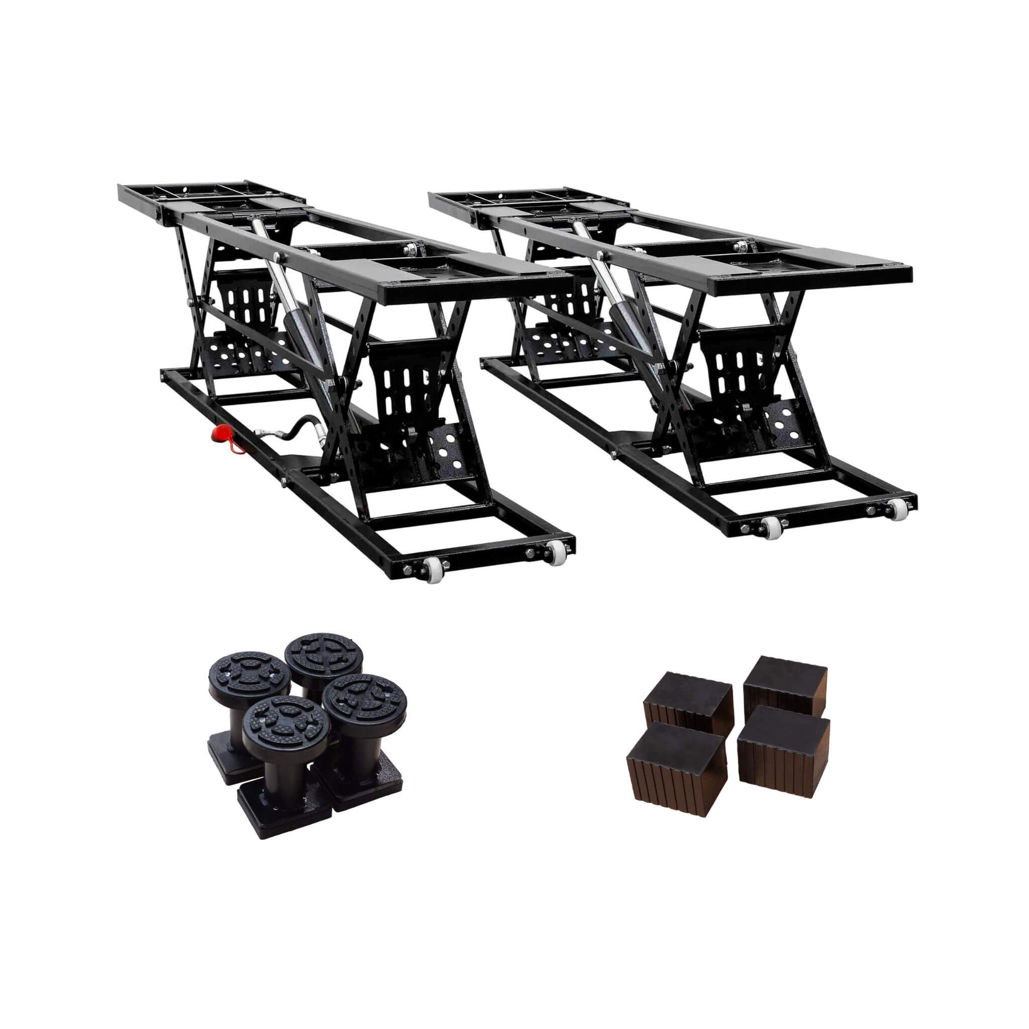 Heavy-Duty Portable 7000 LBS Car Lift Jack With Locking Levels