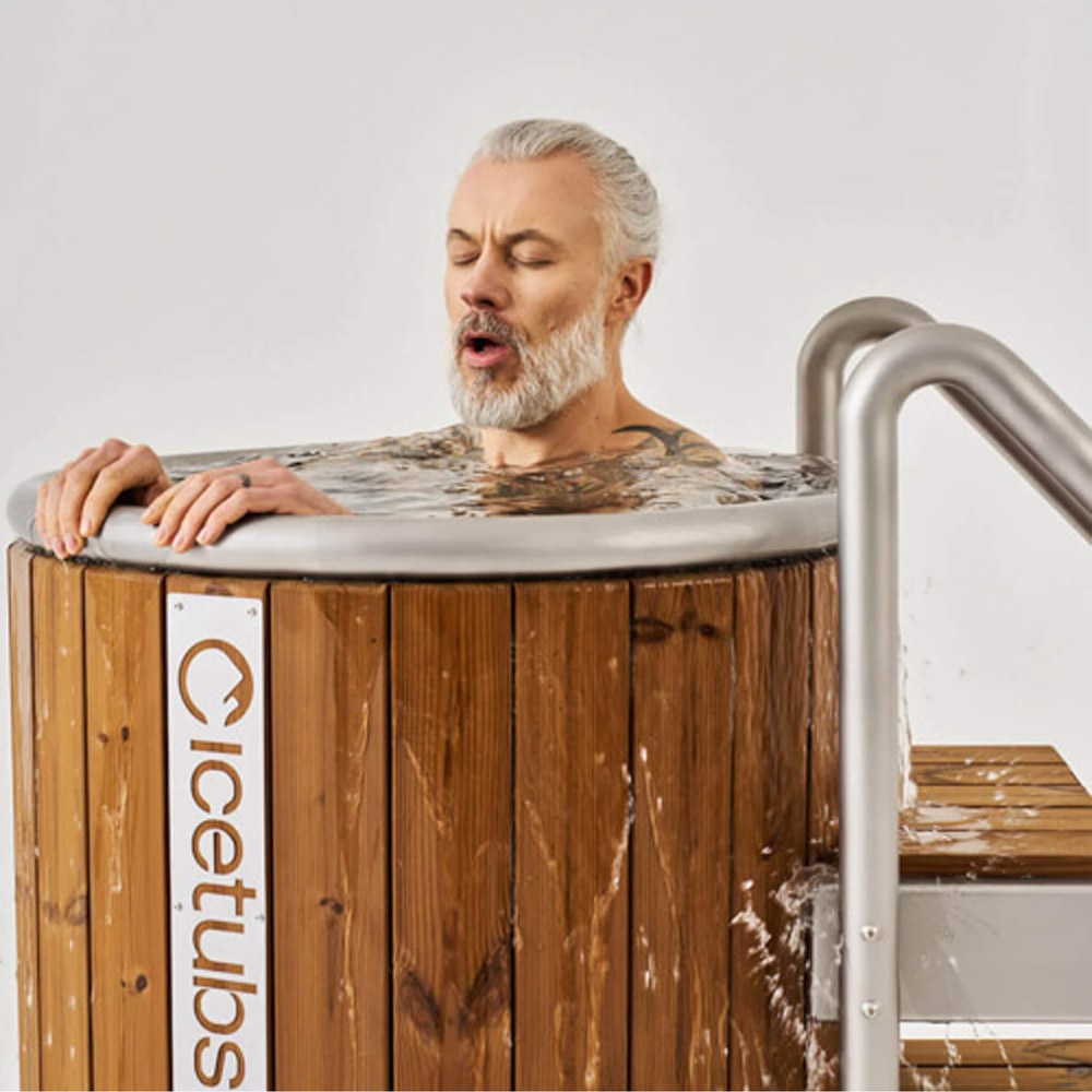 Icetubs IceBarrel Thermowood And Fiberglass Cold Plunge Immersion Tub
