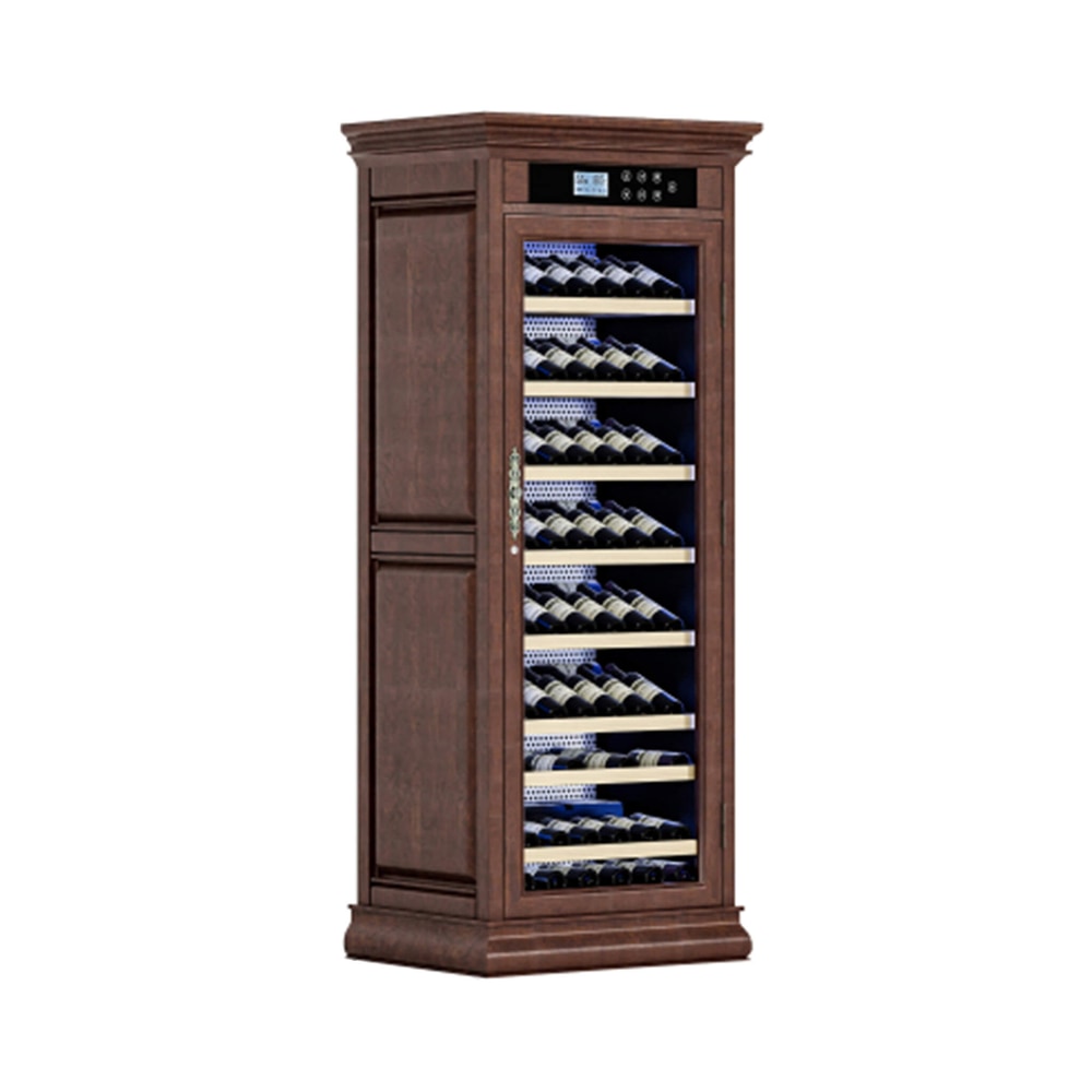 Nuvia 102-Bottle 10.6 Cu.Ft Wine Cooler Cabinet With LED Lighting And Temperature Control (SAK69027)