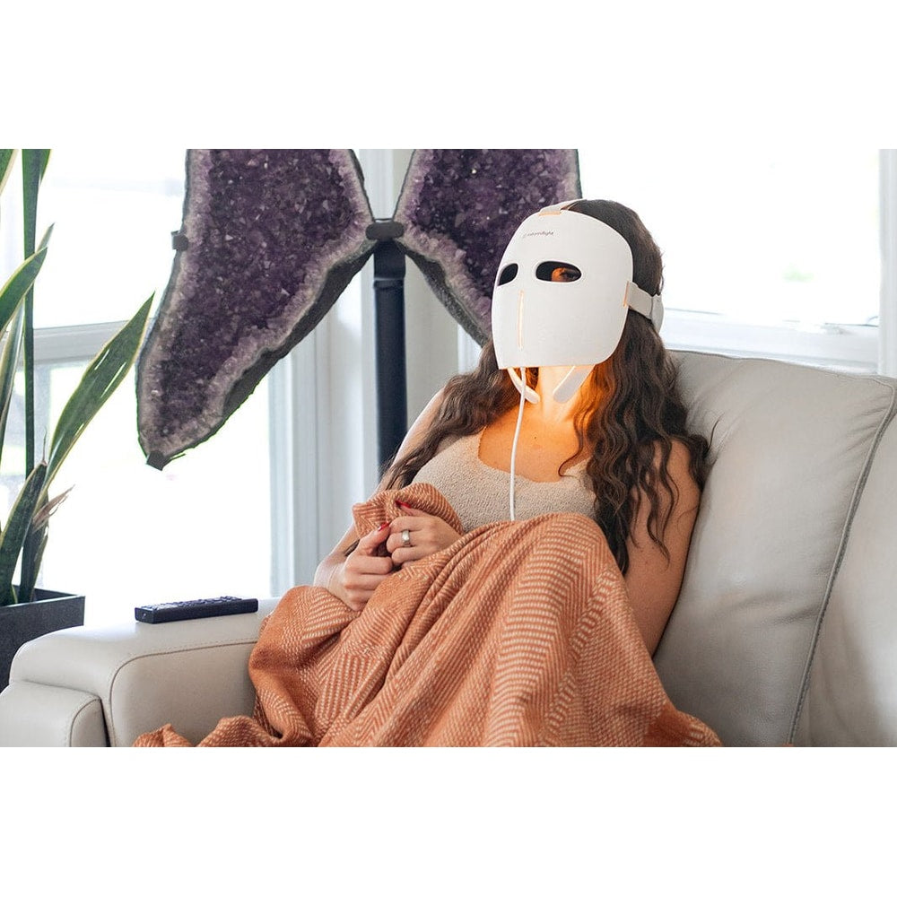 MitoGLOW™ LED Red Light Therapy Face Mask - FDA Cleared, 1,064 LEDs, 4 Wavelengths