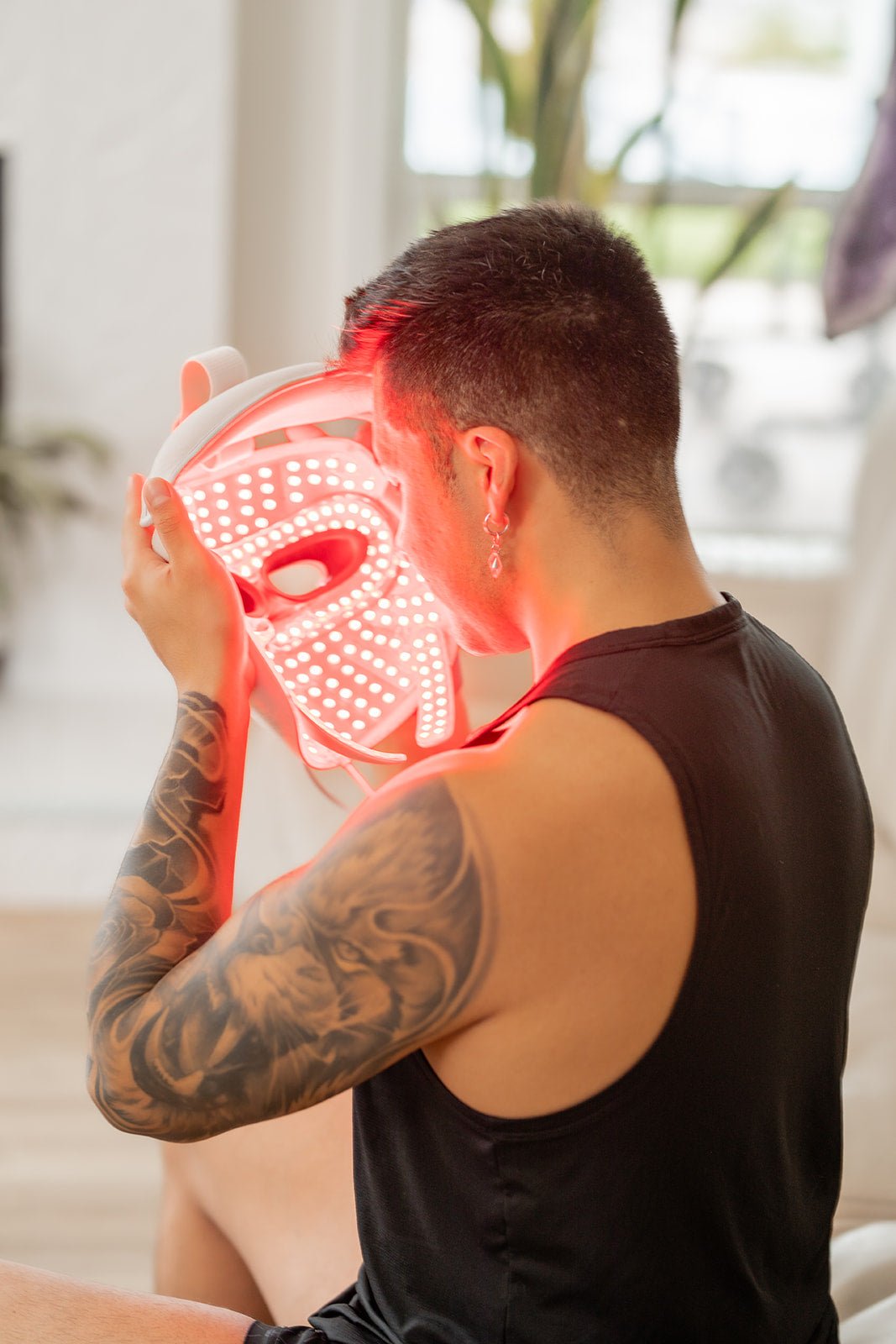 MitoGLOW™ LED Red Light Therapy Face Mask - FDA Cleared, 1,064 LEDs, 4 Wavelengths