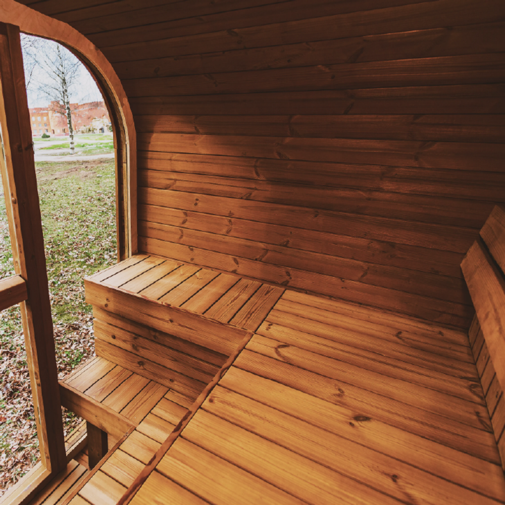 Patio Elegance MW16 ThermoWood Outdoor Sauna - Premium Outdoor Relaxation Experience