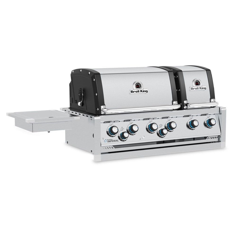 Broil King 8 1/2-Foot Outdoor Kitchen Island with Imperial S 690i 6-Burner Gas Grill, Rotisserie & Side Burner