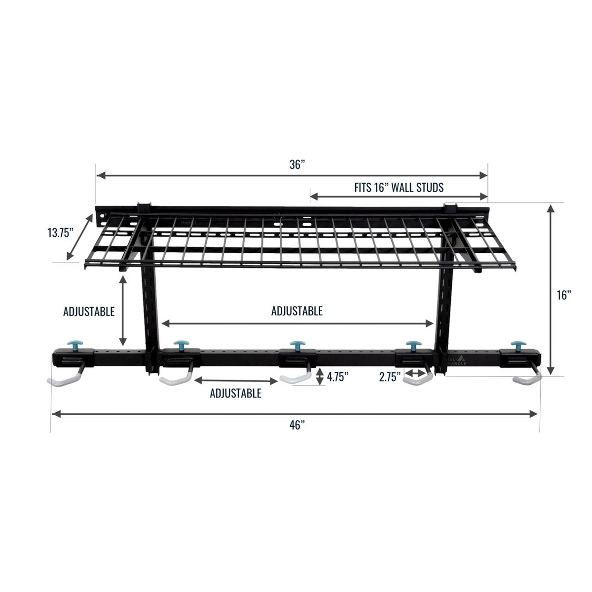 Bike Rack & Shelf | G-Bike Wire Shelf | Holds 5 Bikes